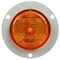 Truck-Lite 30 Series, Led, Yellow Round, 2 Diode, Marker Clearance Light, P3, Gray Polycarbonate Flush Mount 30051Y - alternate 1